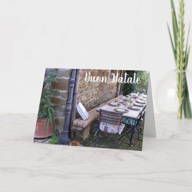 BUON NATALE - ITALIEN CHRISTMAS HELGKORT (Framsida)