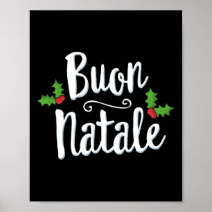 Buon Natale Italien Pride Julafton Helgdag Italien Poster