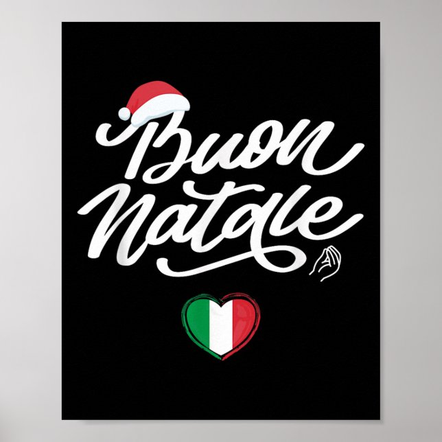 Buon Natale Italienska familjjulen, Italien Pride Poster (Framsidan)