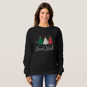 Buon Natale Italienska Julgran T Shirt