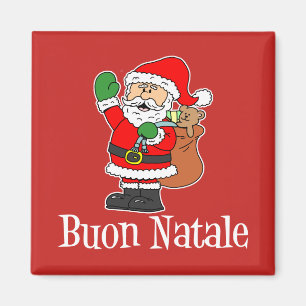 Buon Natale Italienska jultomten Magnet