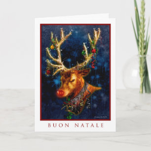 Buon Natale - italienskt god julkort Helgkort