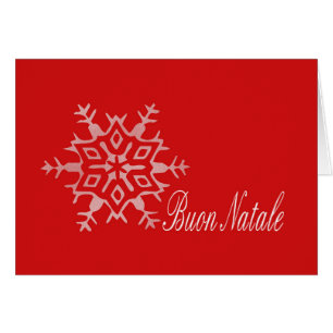 Buon Natale - italienskt julkort Hälsningskort
