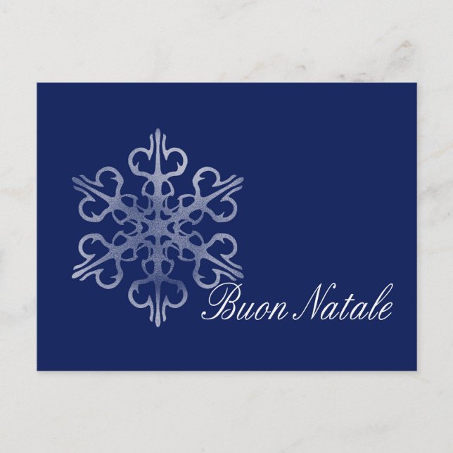 Buon Natale - italienskt julkort Helg Vykort (Framsida)