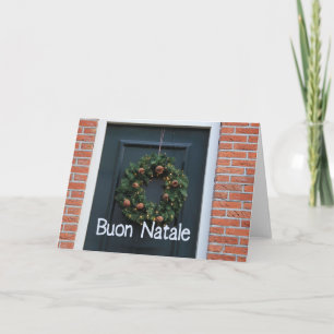 Buon Natale - italienskt julkort Helgkort