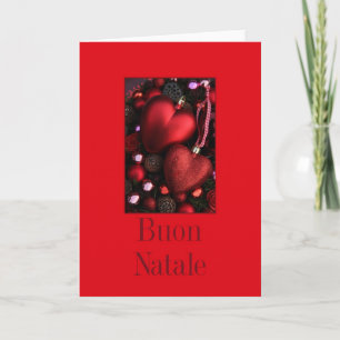 Buon Natale - Italienskt julkort Helgkort