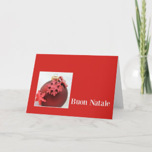 Buon Natale - Italienskt julkort Helgkort