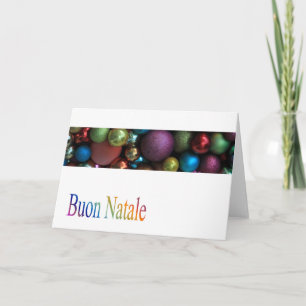 Buon Natale - italienskt julkort Helgkort