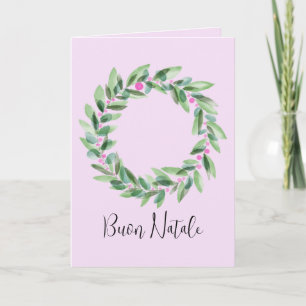 Buon Natale, italienskt julkort Helgkort