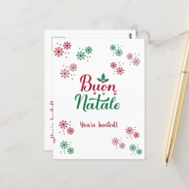Buon Natale Italy God jul Vykort