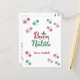 Buon Natale Italy God jul Vykort