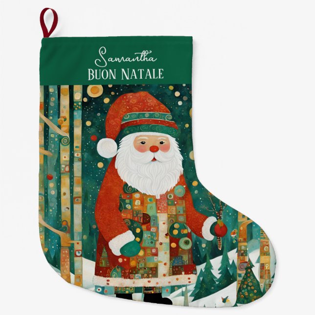 Buon Natale jul Stor Julstrumpa (Framsidan)