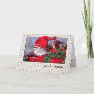 Buon Natale. Julkort på italienska Helgkort
