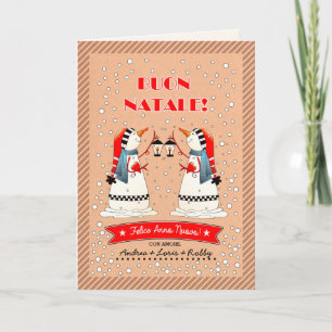 Buon Natale. Julkort på italienska Helgkort