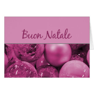 Buon Natale-julprydnader Hälsningskort