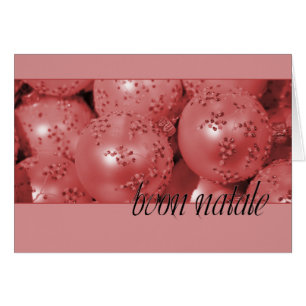 Buon Natale-julprydnader Hälsningskort