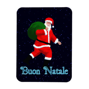 Buon Natale - Jultomten Magnet