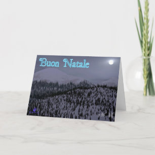 Buon Natale - Kallet Nattdag i Idaho Helgkort
