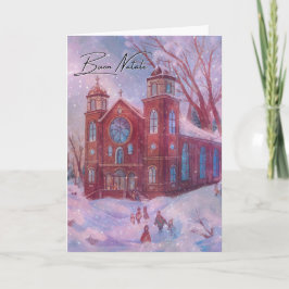 Buon Natale-katolskt julkort Tack Kort