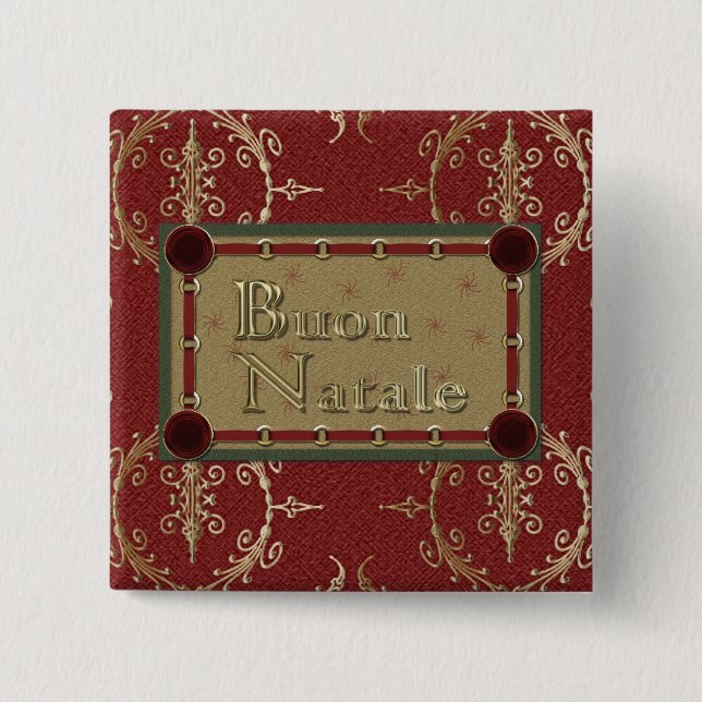 Buon Natale knäppas Knapp (Framsida)