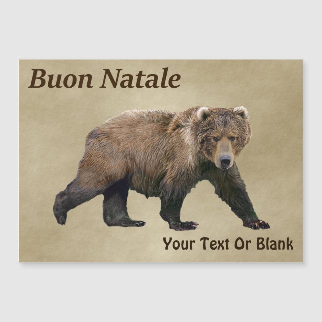 Buon Natale - Kodiak Bear (Framsida)