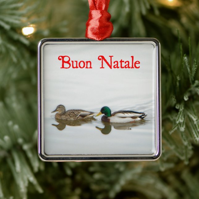 Buon Natale - Mallards Julgransprydnad Metall (Träd)