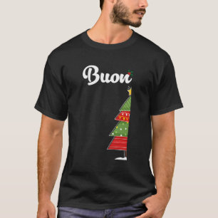 Buon Natale Matching lite god jul och ny T Shirt