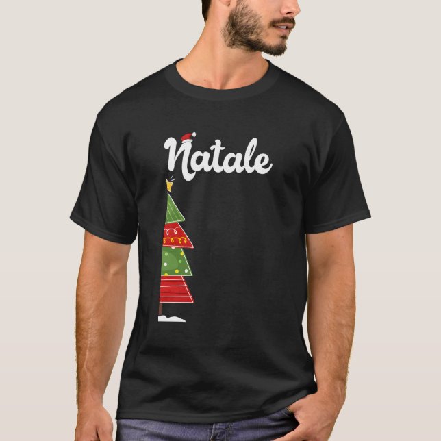 Buon Natale Matching lite god jul och ny T Shirt (Framsida)