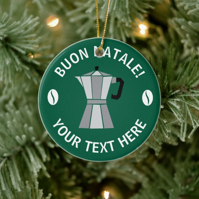 Buon Natale Moka Pot Christmas tree ornament (Träd)