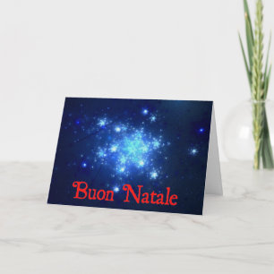 Buon Natale - Night Himlar Helgkort