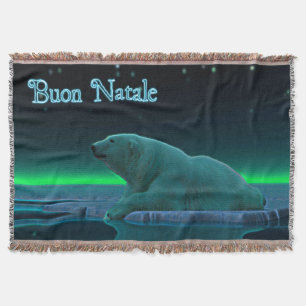 Buon Natale - Polarna Bear Ice Kant Filt