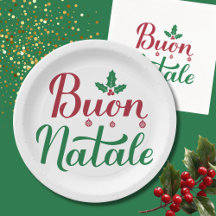 Buon Natale Red and Grönt jul
