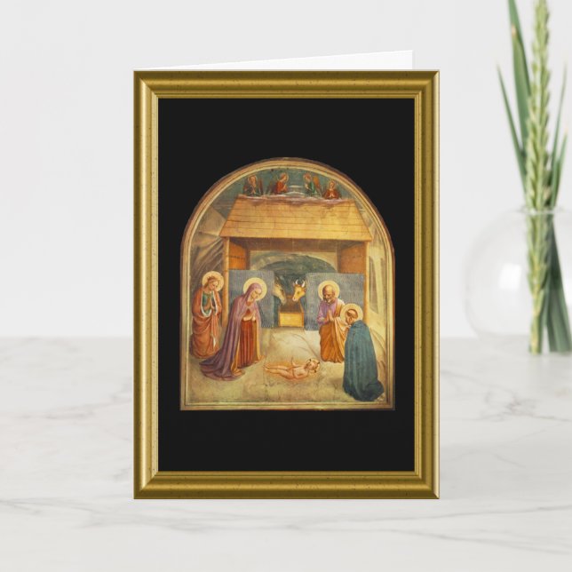 Buon natale - Saint Francis Prayer på italienska Helgkort (Framsida)