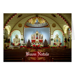 Buon Natale Sanctuary julkort Hälsningskort