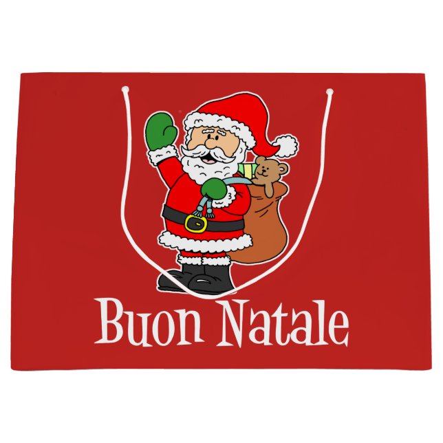 Buon Natale Santa italienaregod jul (Framsidan)
