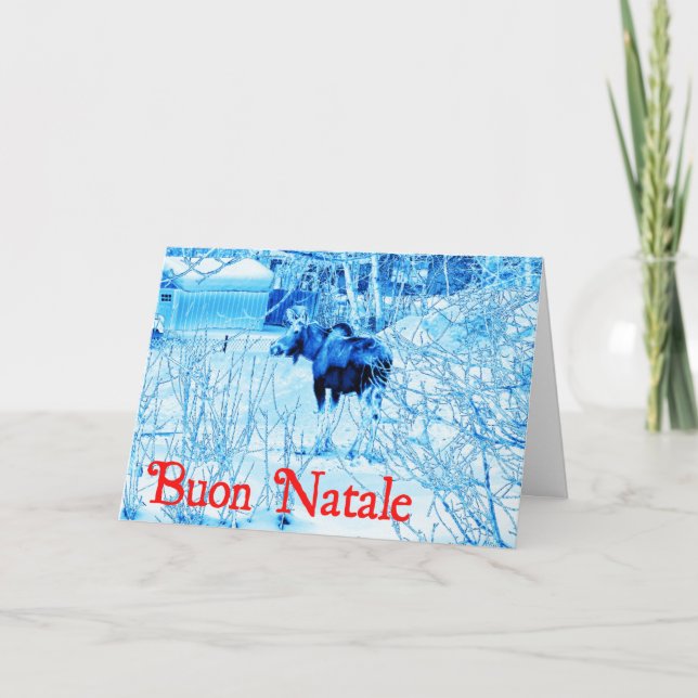 Buon Natale - Urban Moose Helgkort (Framsida)