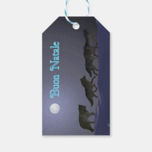 Buon Natale - Varg Pack Presentetikett