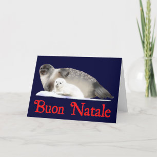 Buon Ringed Natale - försegla Helgkort