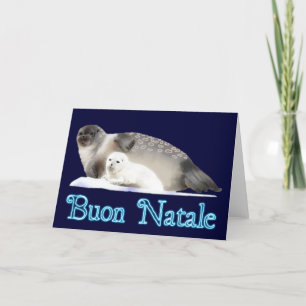Buon Ringed Natale - försegla Helgkort