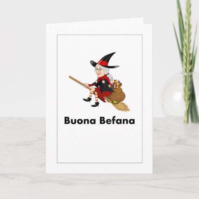 Buona Befana! Kort (Framsida)