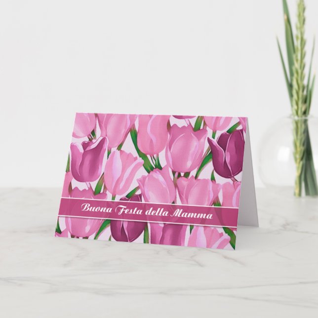 Buona Festa della mamma. Mors dag på italienska Kort (Framsida)