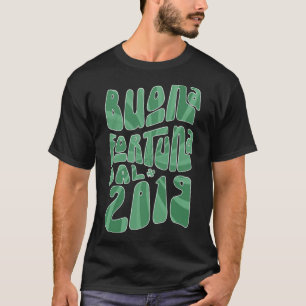 Buona Fortuna Dal 2019 4 Anni Compleanno St Patric T Shirt