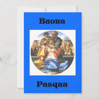 Buona Pascua Italia Glad påsk Greeting Card Julkort