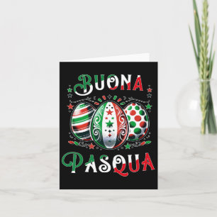 Buona Pasqua Italia Glad påsk Egg För barn Manar Kort