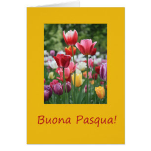 Buona Pasqua Italia Glad påsk Hälsningskort
