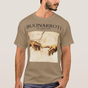 Buonarroti Skapandet av Adam T Shirt