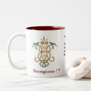 Buongiorno - bra morgon två-tonad mugg