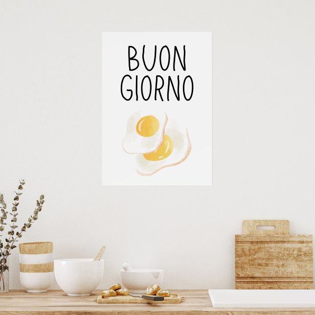 Buongiorno Poster (Kök)