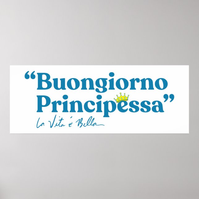 Buongiorno Principessa Poster (Framsidan)