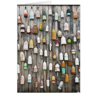 Buoy shack, Maine Hälsningskort